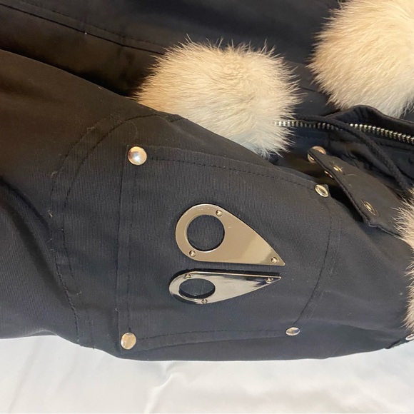 Moose Knuckles Black Embroidered Jacket - Picture 3 of 5